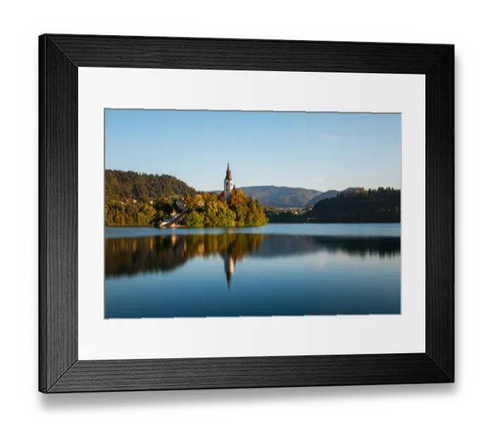 Framed Print : Lake Bled Romance Framed Print : Lake Bled Romance