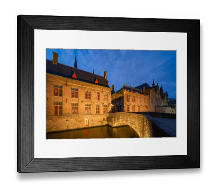 Framed Print : Burg Square Crossing Framed Print : Burg Square Crossing