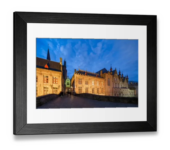 Framed Print : Burg Square Crossing