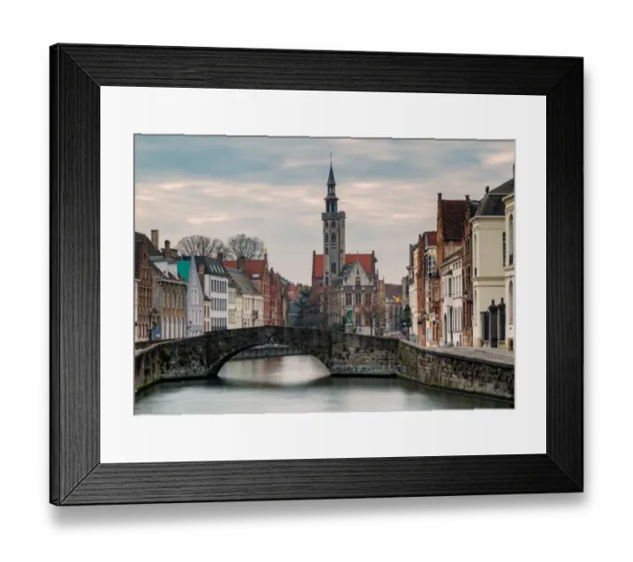 Framed Print : Bruges Canal Framed Print : Bruges Canal