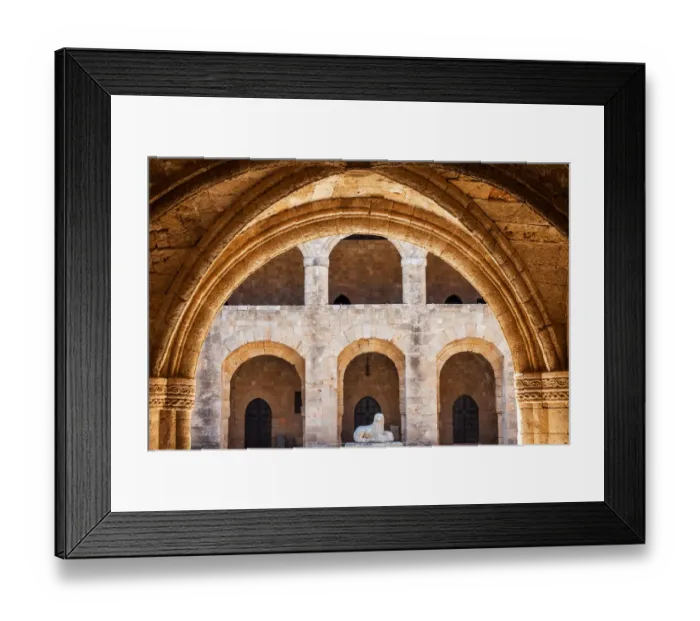 Framed Print : Rhodes Arches Framed Print : Rhodes Arches