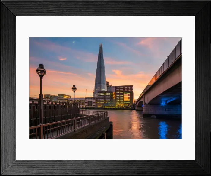 Framed Print : London Bridge Sunset Framed Print : London Bridge Sunset