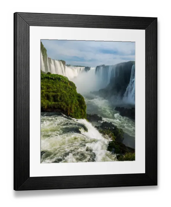 Framed Print : The Devils Throat