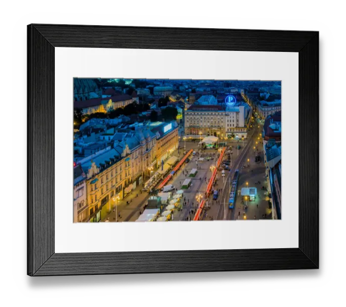 Framed Print : Zegreb Centre Framed Print : Zegreb Centre