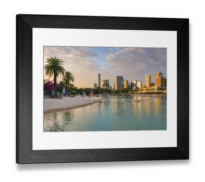 Framed Print : Brisbane South Bank Framed Print : Brisbane South Bank