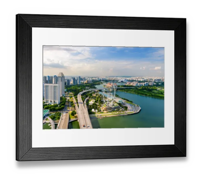 Framed Print : Singapore Flyer