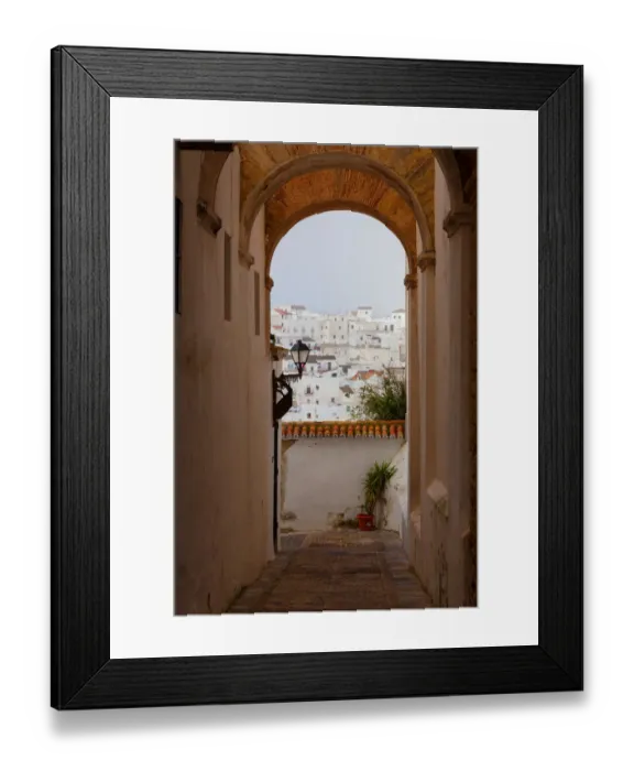 Framed Print : Charming Vejer Framed Print : Charming Vejer