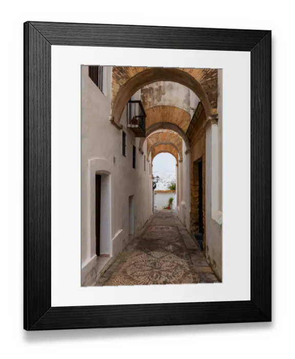 Framed Print : Charming Vejer Framed Print : Charming Vejer