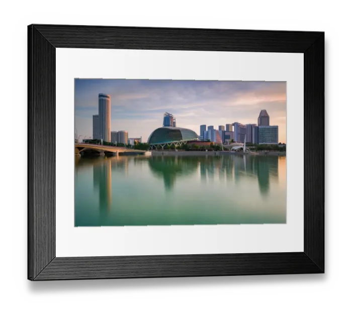 Framed Print : Singapore Skyline Framed Print : Singapore Skyline