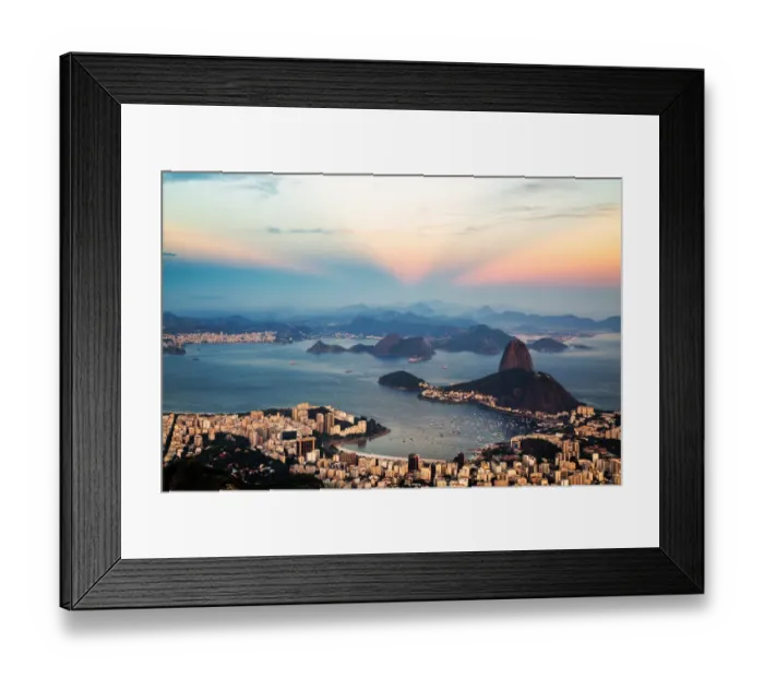 Framed Print : Rio Afterglow Framed Print : Rio Afterglow