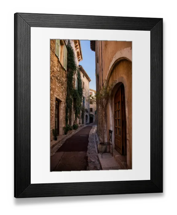 Framed Print : Street through town Framed Print : Street through town