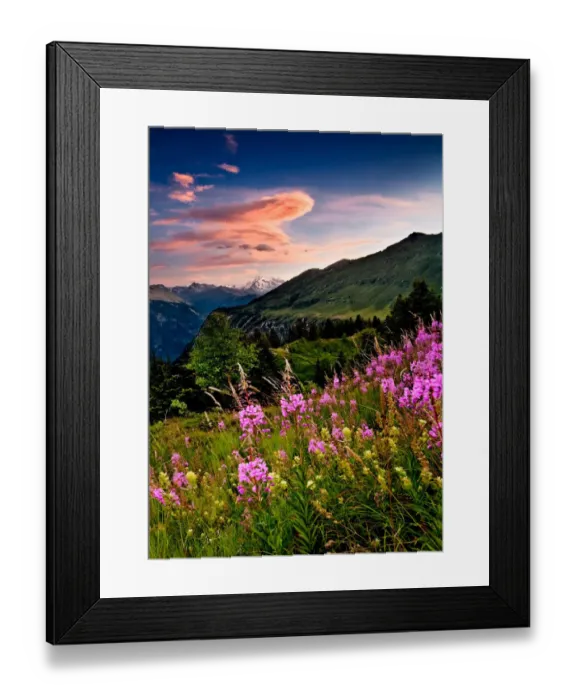 Framed Print : Swiss Alps Framed Print : Swiss Alps