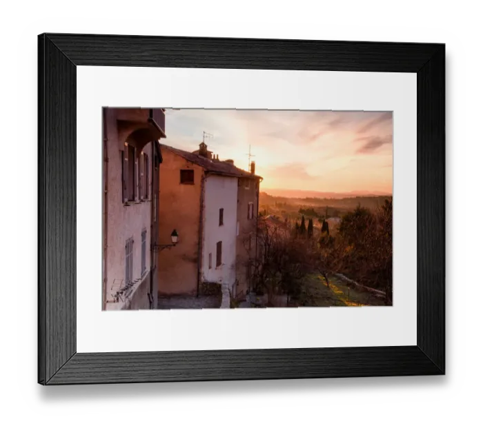 Framed Print : Sunrise reveals magical valley Framed Print : Sunrise reveals magical valley