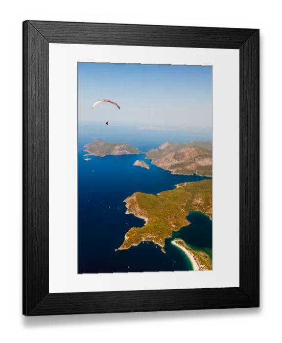 Framed Print : Aegean Sea Blues