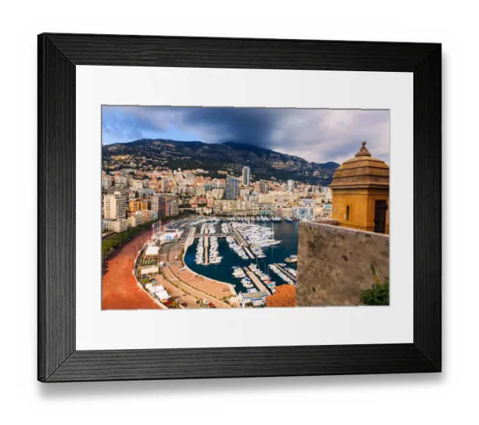Framed Print : Monaco Splendor Framed Print : Monaco Splendor