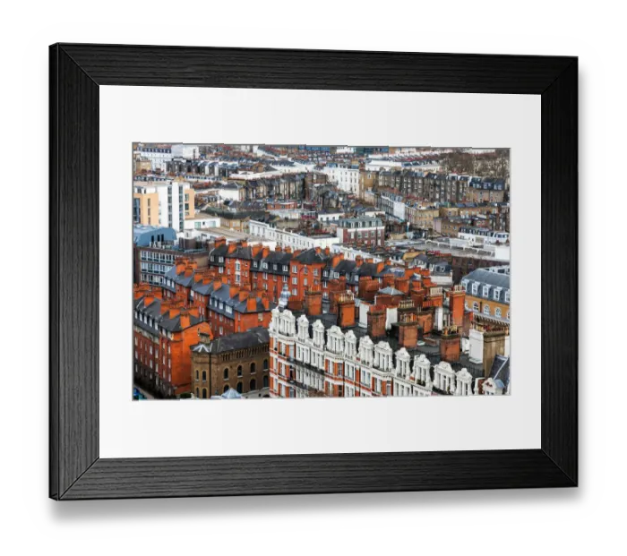 Framed Print : London - Layers