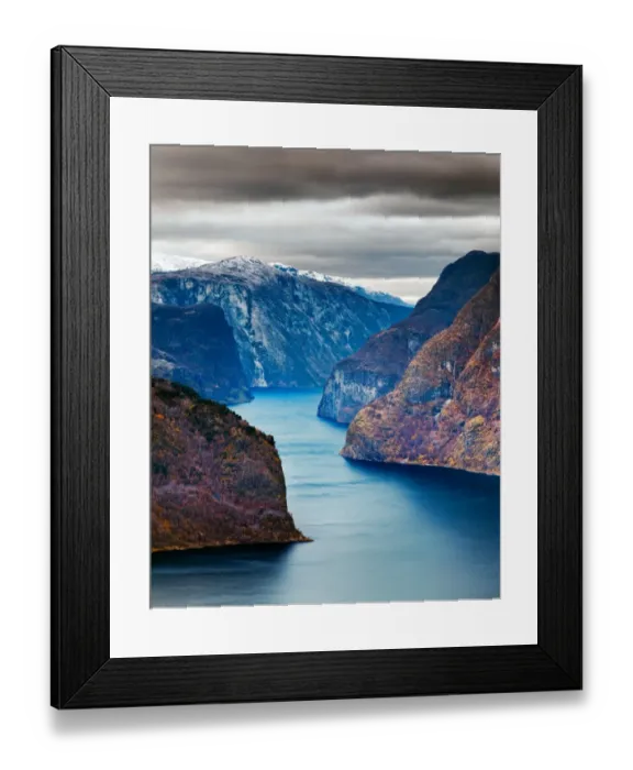 Framed Print : Fjord Passage Framed Print : Fjord Passage