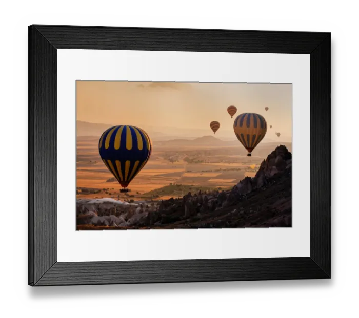 Framed Print : Goreme Flying
