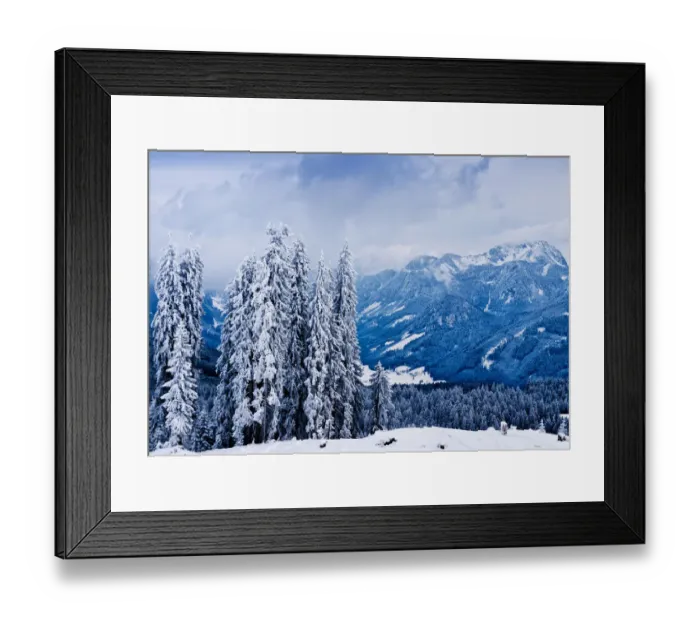 Framed Print : Snow covered mountains Framed Print : Snow covered mountains