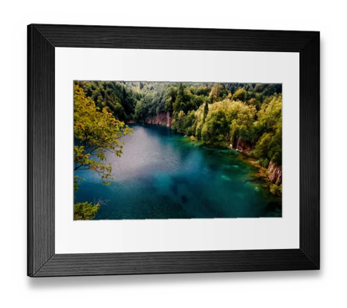 Framed Print : Croatia, Plitvice Lakes: Pristene Framed Print : Croatia, Plitvice Lakes: Pristene