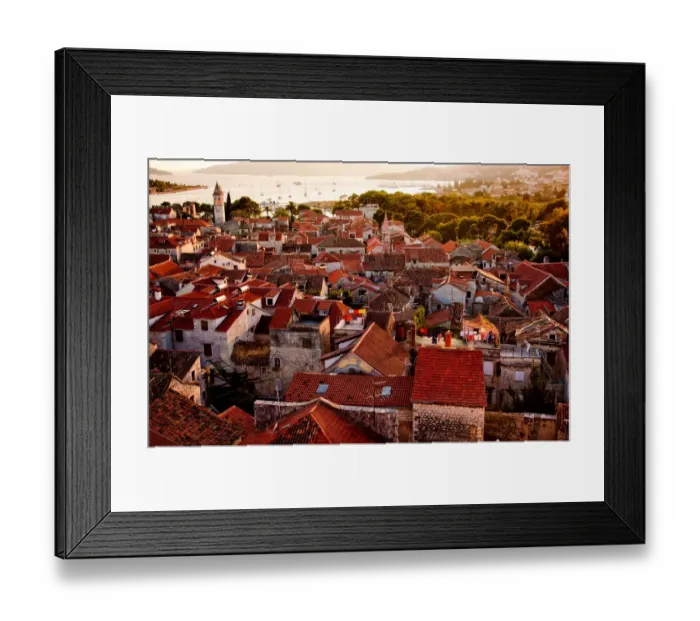 Framed Print : Old Town Glow Framed Print : Old Town Glow