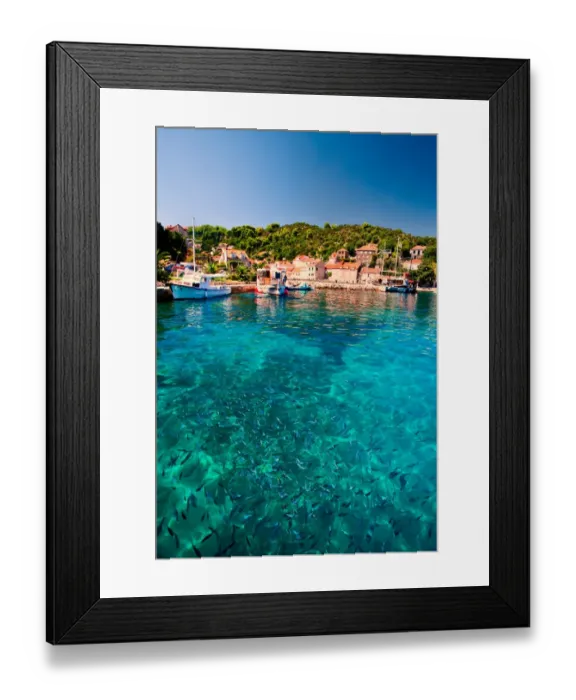 Framed Print : Dalmatia Paradise Framed Print : Dalmatia Paradise