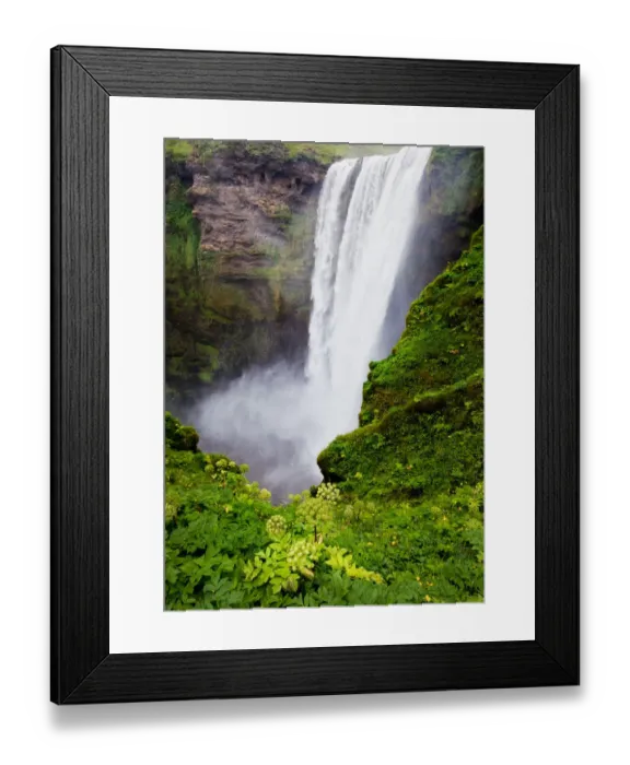 Framed Print : Skogafoss waterfall, Iceland