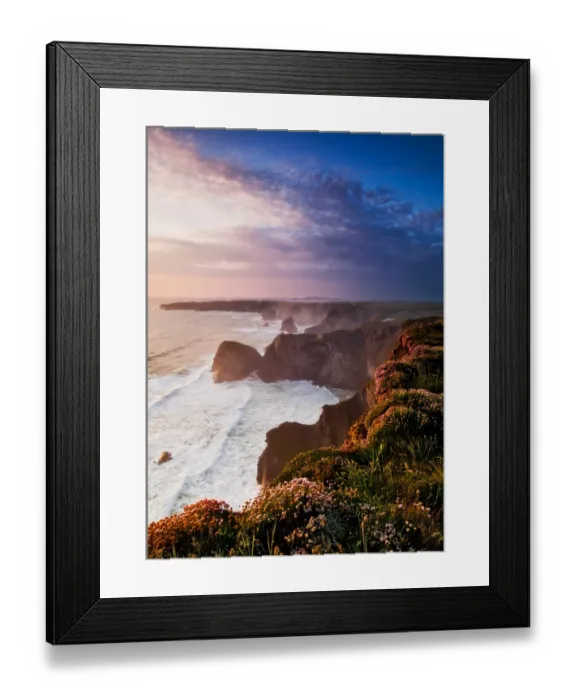 Framed Print : UK - Cornwall: Spring Sunset Framed Print : UK - Cornwall: Spring Sunset