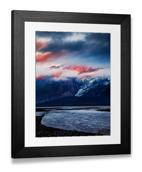 Framed Print : Sun capped Framed Print : Sun capped