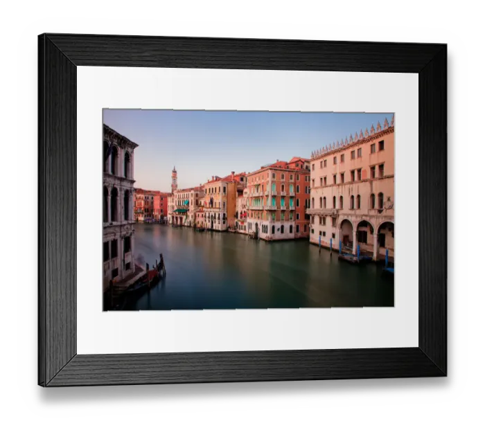 Framed Print : Canal palaces