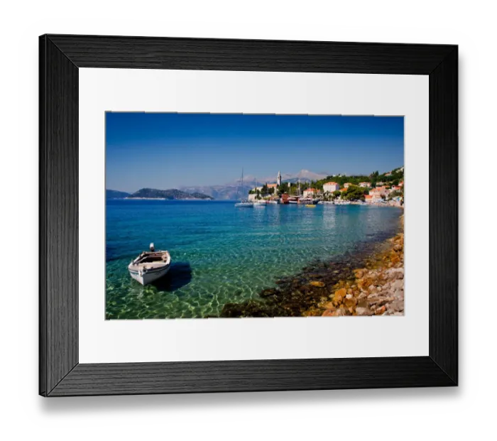 Framed Print : Adriatic Paradise