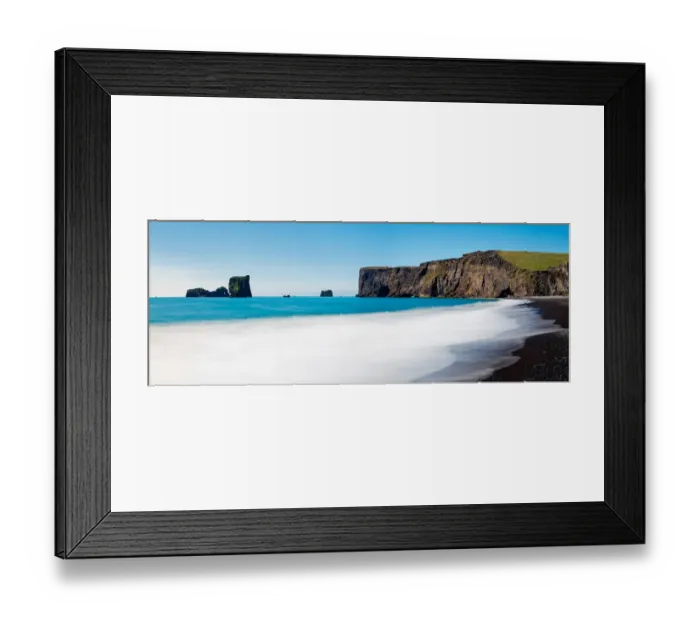 Framed Print : Volcanic beach Framed Print : Volcanic beach