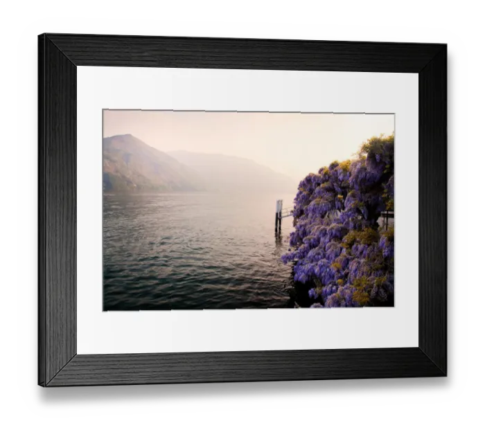 Framed Print : Tranquil scene at lake Framed Print : Tranquil scene at lake