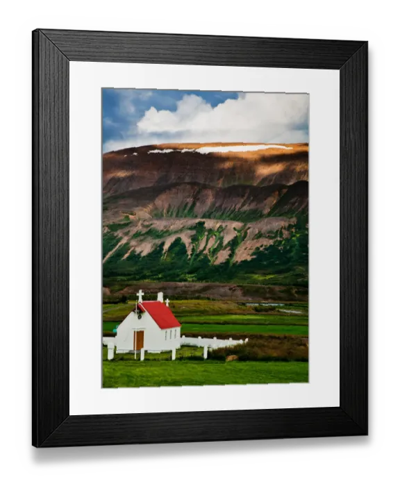 Framed Print : Iceland Akureyri Framed Print : Iceland Akureyri