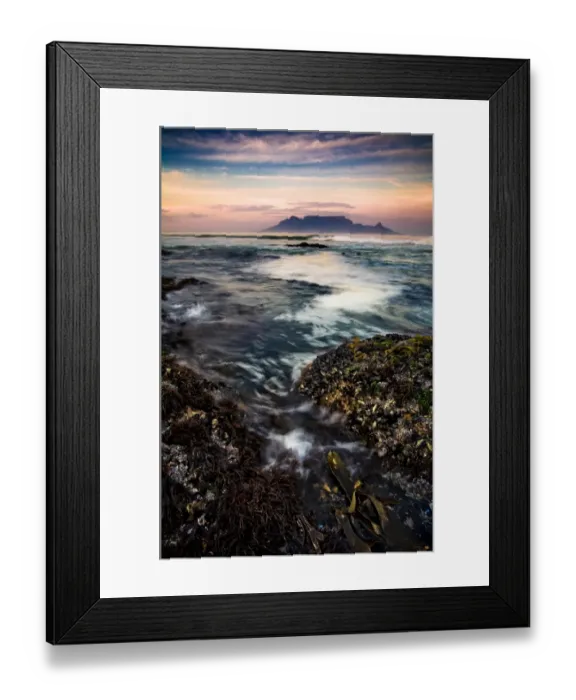 Framed Print : Table Bay Pastels Framed Print : Table Bay Pastels