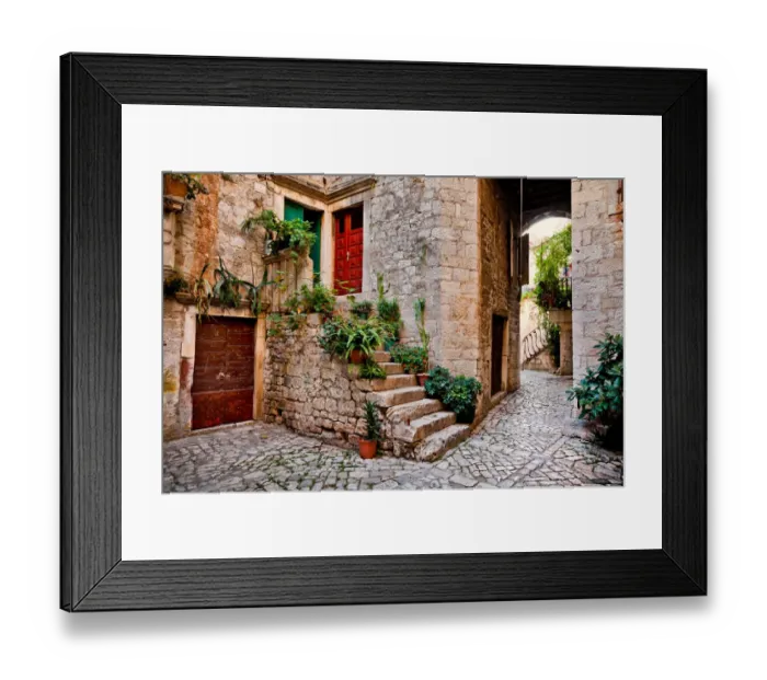 Framed Print : Marble streets Framed Print : Marble streets