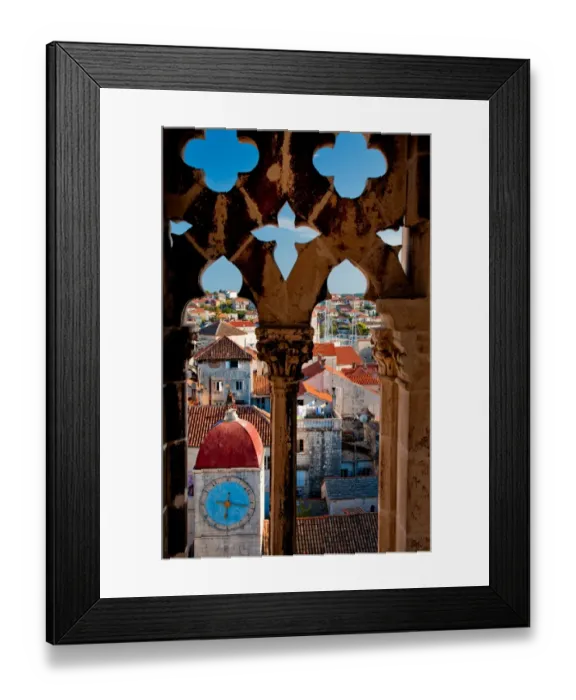 Framed Print : Bell tower window Framed Print : Bell tower window