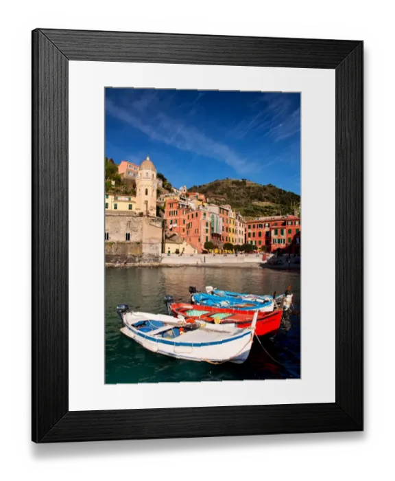 Framed Print : Harbour Colour Framed Print : Harbour Colour