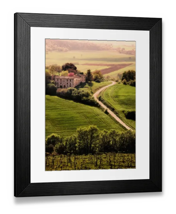 Framed Print : Tuscan landscape Framed Print : Tuscan landscape