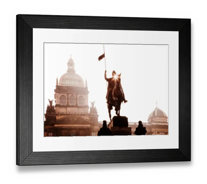 Framed Print : Czech Republic - Prague: Revolution Square Framed Print : Czech Republic - Prague: Revolution Square
