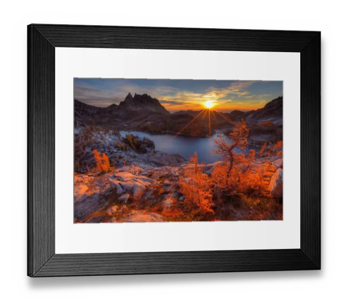 Framed Print : Enchantment Sunrise Framed Print : Enchantment Sunrise