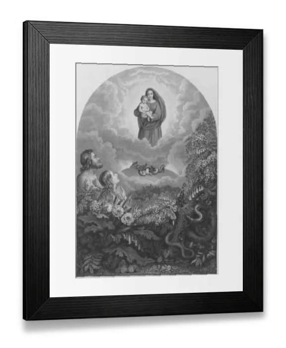 Framed Print : Adam And Eve Framed Print : Adam And Eve