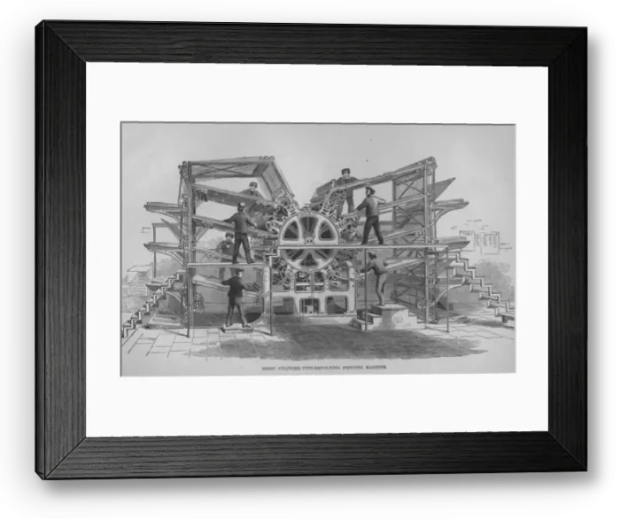 Framed Print : Printing Press Framed Print : Printing Press