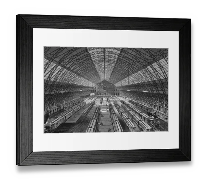Framed Print : Grand Central Interior Framed Print : Grand Central Interior