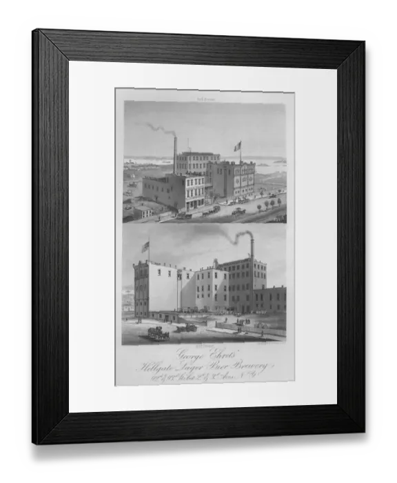 Framed Print : New York Brewery Framed Print : New York Brewery