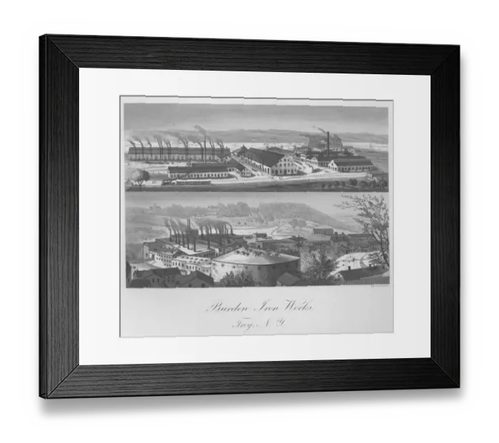 Framed Print : New York Iron Works
