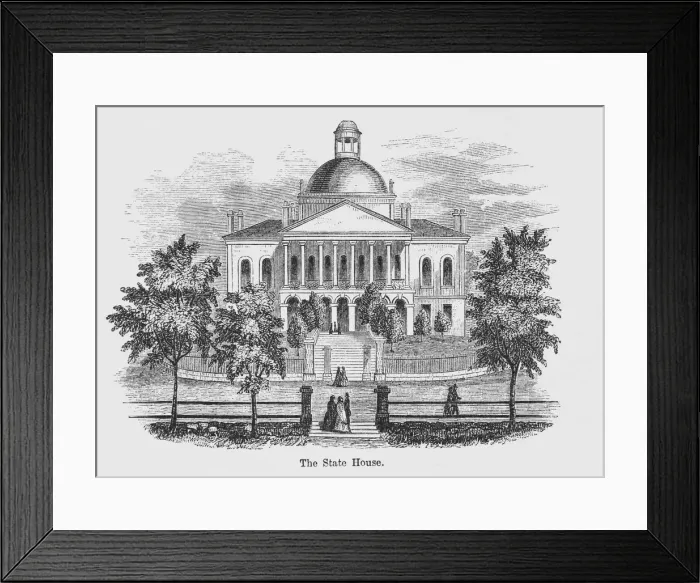 Framed Print : Maine State House Framed Print : Maine State House