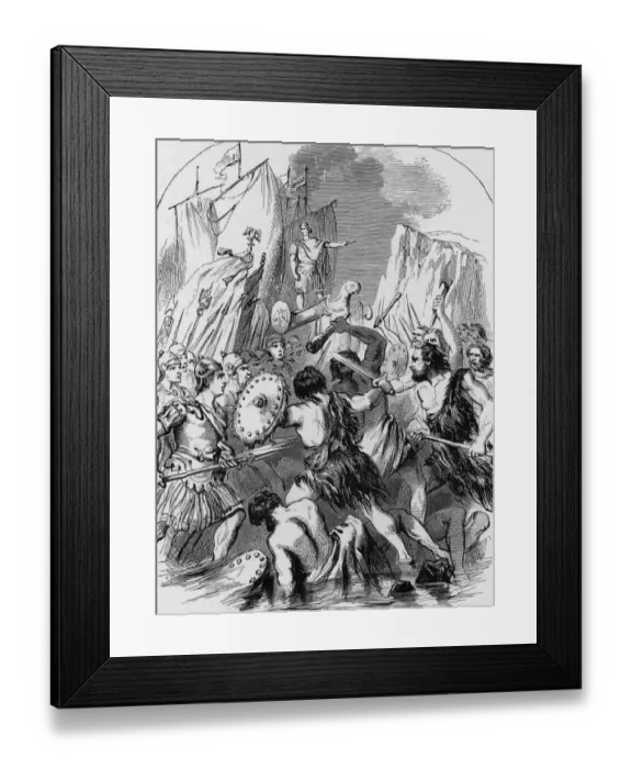 Framed Print : First Roman Invasion Framed Print : First Roman Invasion