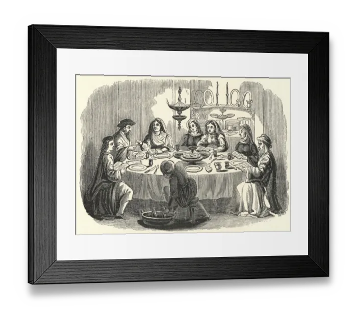 Framed Print : Feast Of Passover Framed Print : Feast Of Passover