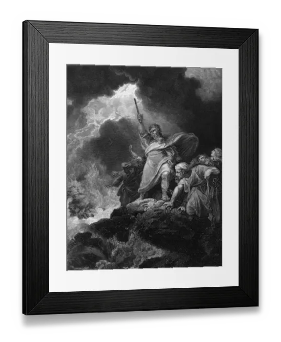 Framed Print : The Destruction Of the Pharoahs Host Framed Print : The Destruction Of the Pharoahs Host